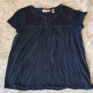 Liz Claiborne navy blue shirt